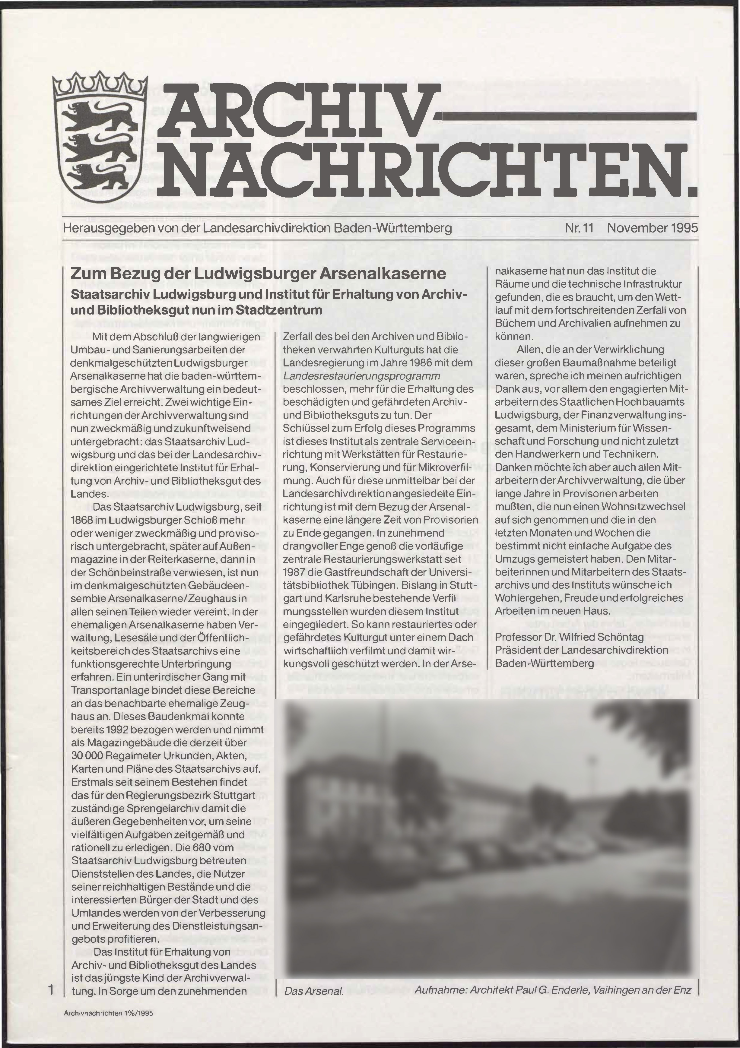                     Ansehen Nr. 11 (1995): Archivnachrichten
                