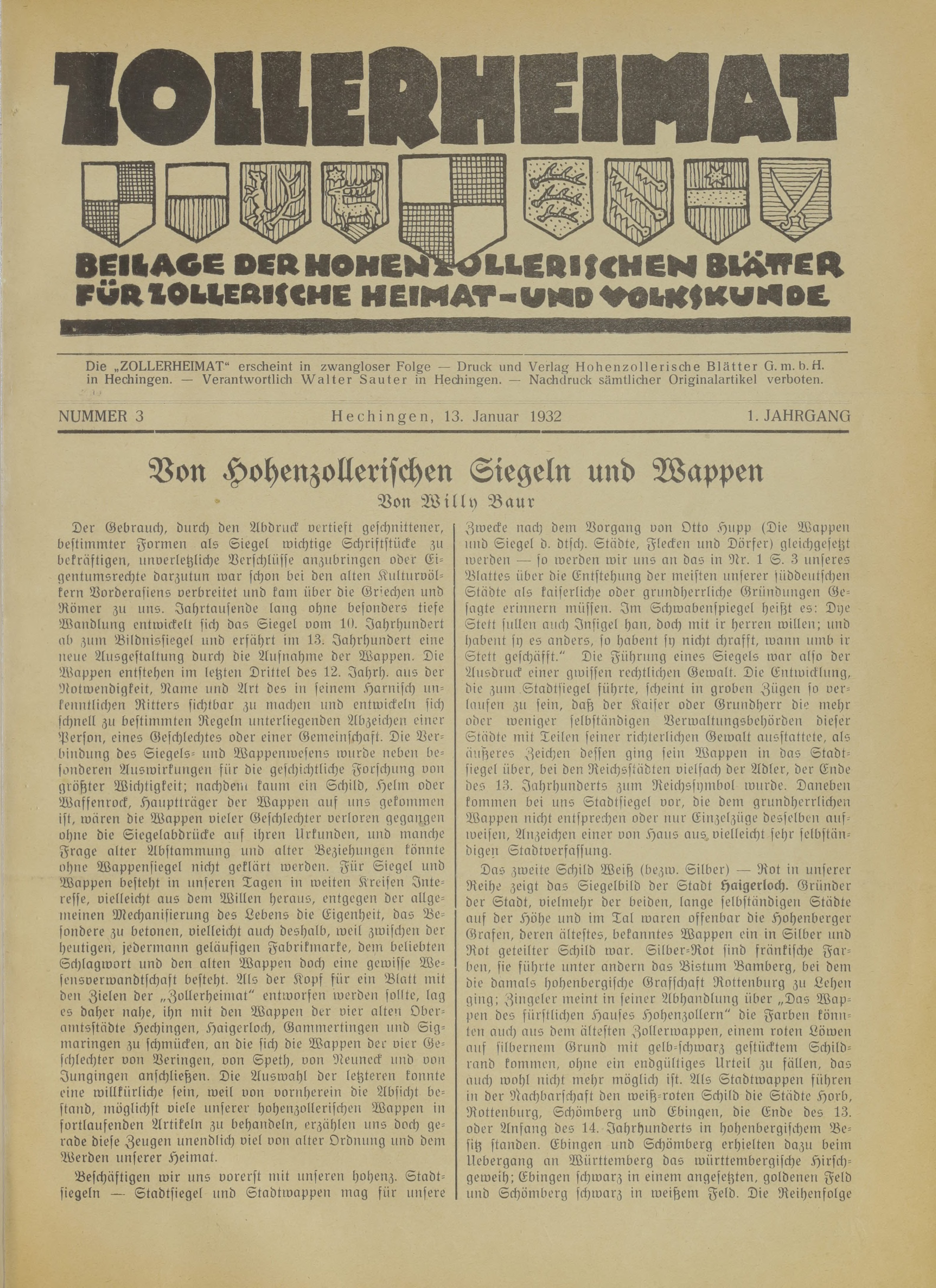                     Ansehen Bd. 1 Nr. 3 (1932): Zollerheimat
                