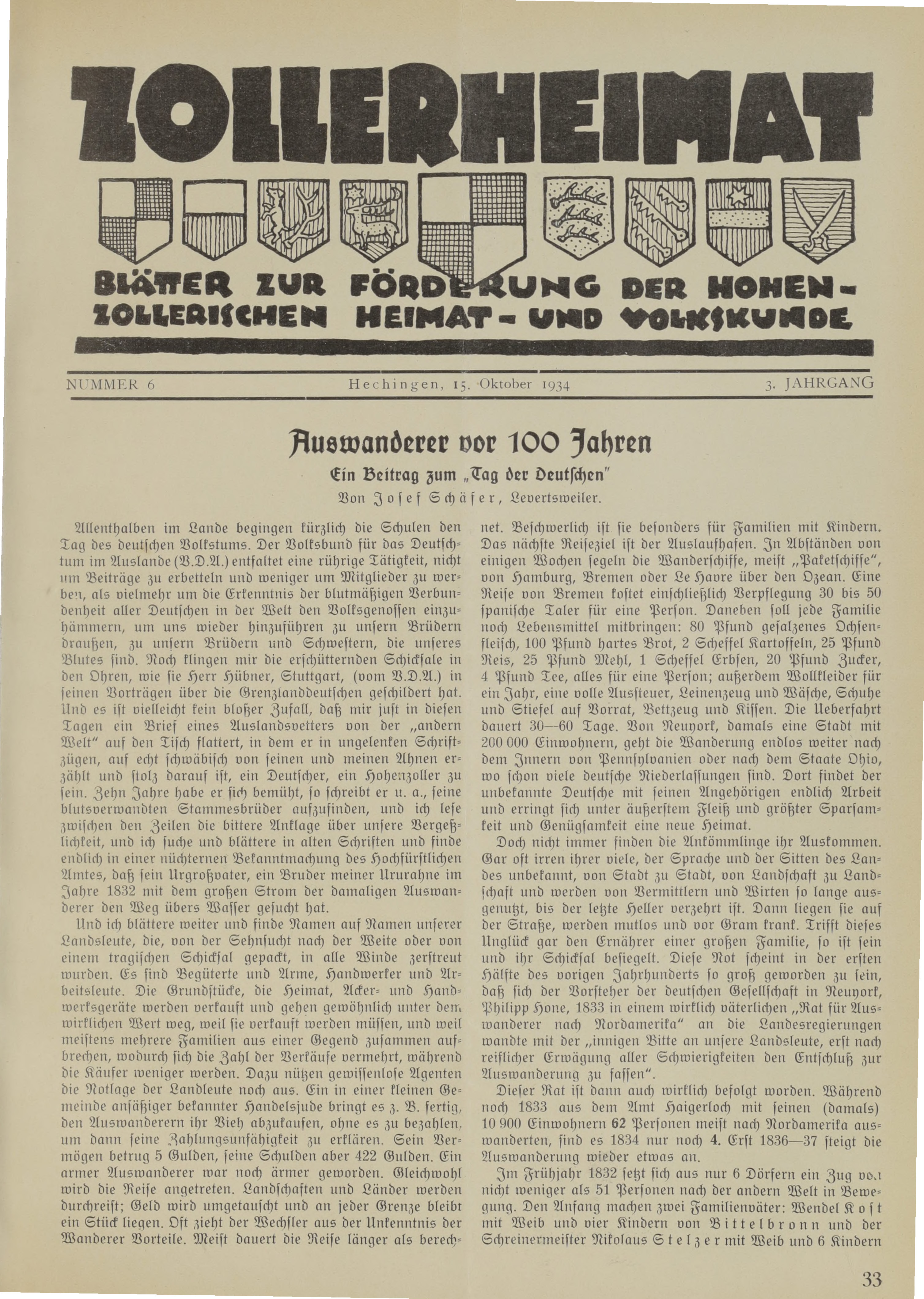                    Ansehen Bd. 3 Nr. 6 (1934): Zollerheimat
                