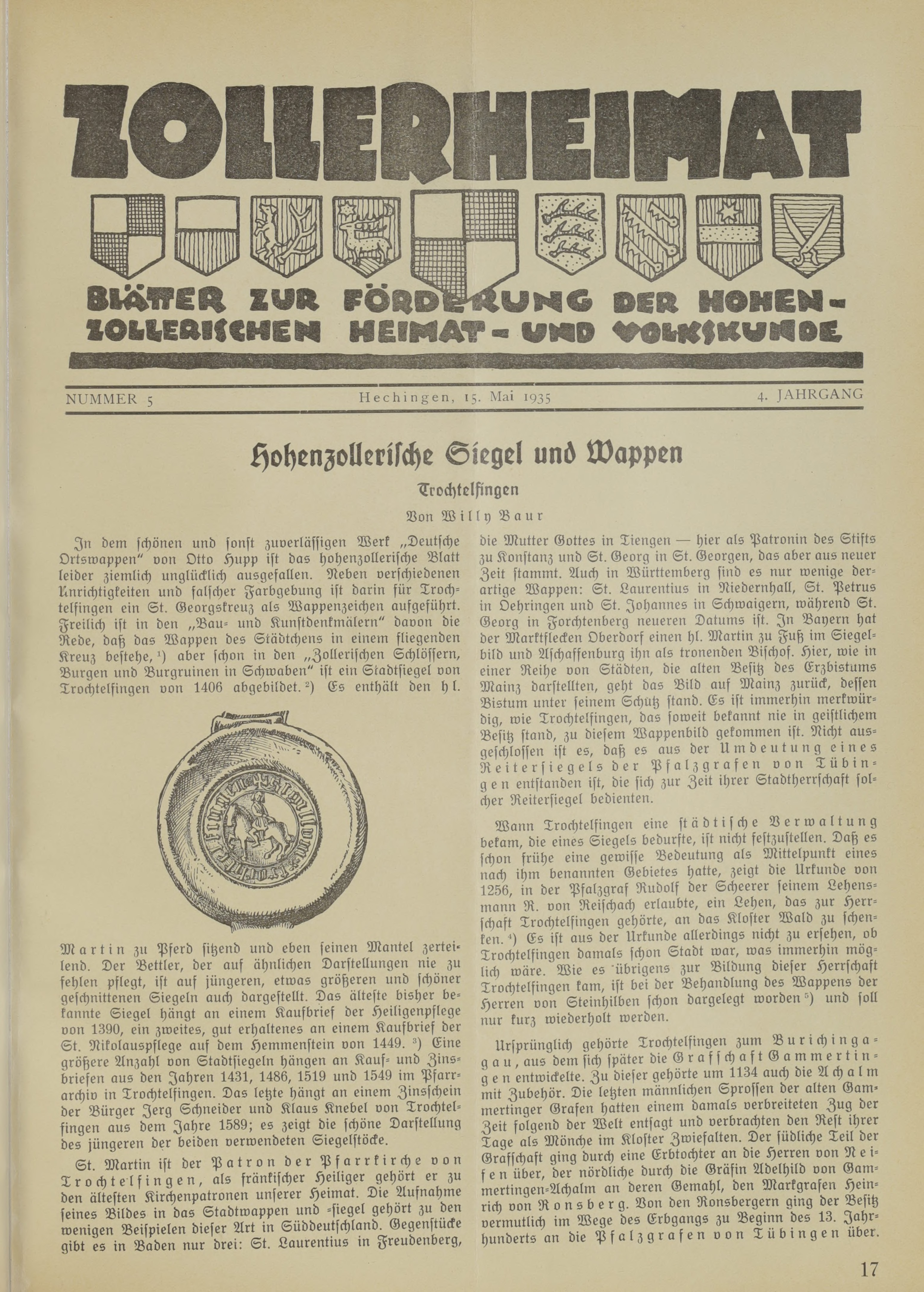                     Ansehen Bd. 4 Nr. 5 (1935): Zollerheimat
                