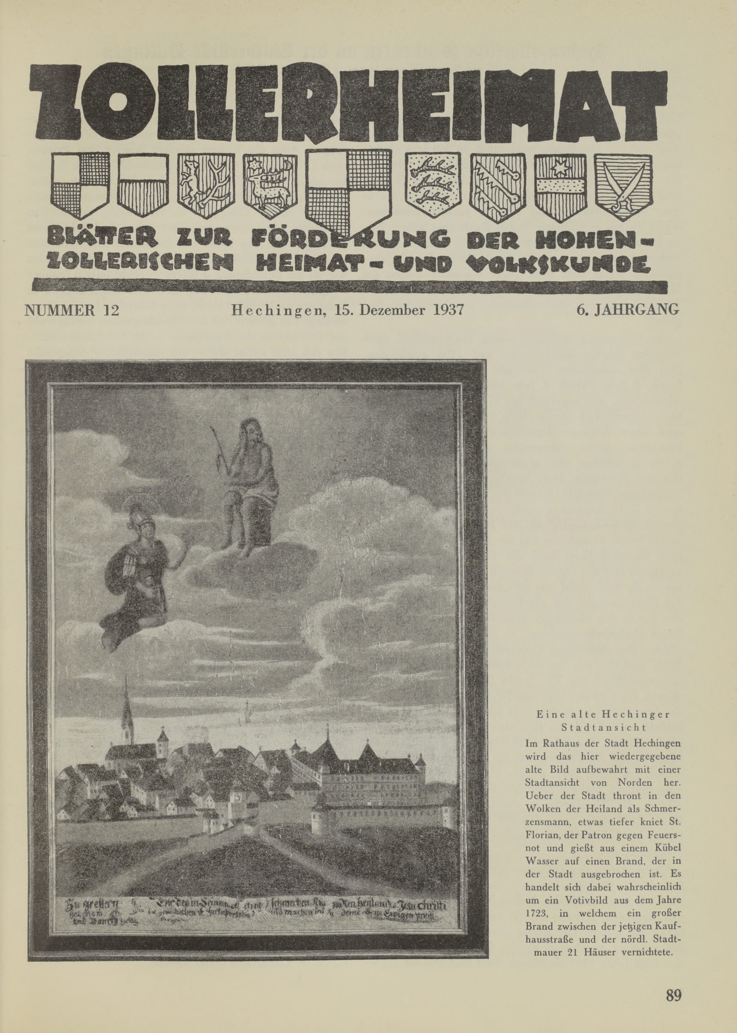                     Ansehen Bd. 6 Nr. 12 (1937): Zollerheimat
                