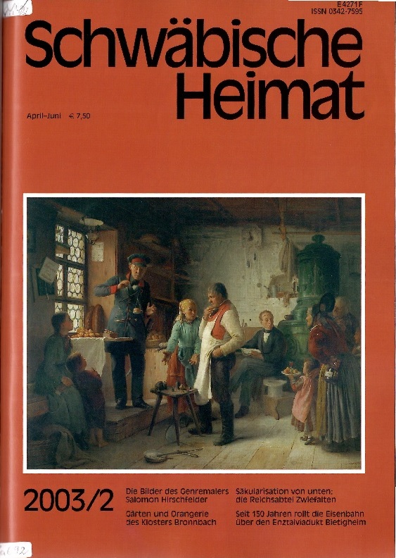                     Ansehen Bd. 54 Nr. 2 (2003): Schwäbische Heimat
                