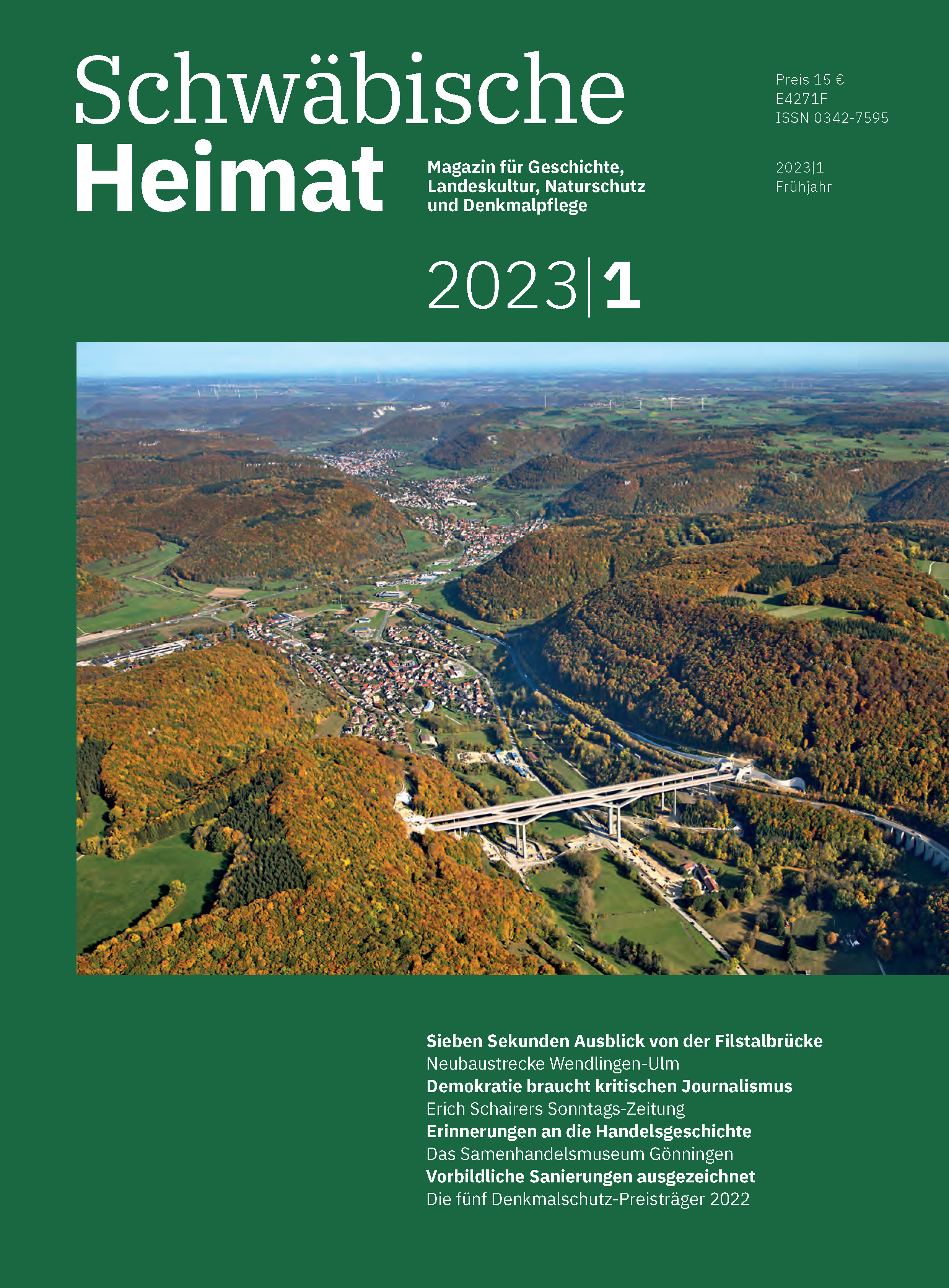                     Ansehen Bd. 74 Nr. 1 (2023): Schwäbische Heimat
                