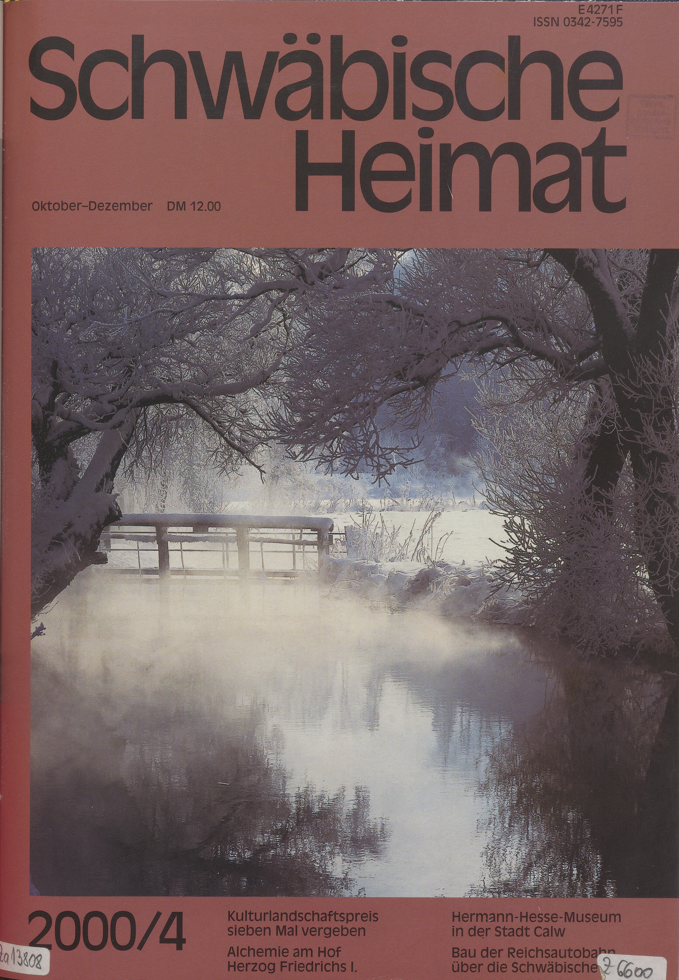                     Ansehen Bd. 51 Nr. 4 (2000): Schwäbische Heimat
                