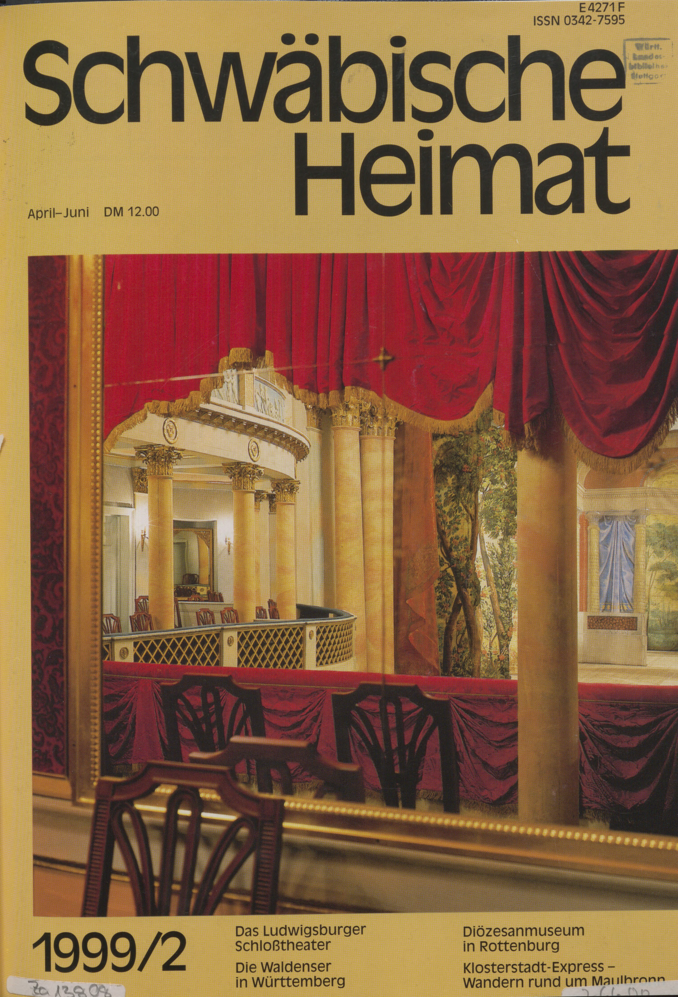                     Ansehen Bd. 50 Nr. 2 (1999): Schwäbische Heimat
                
