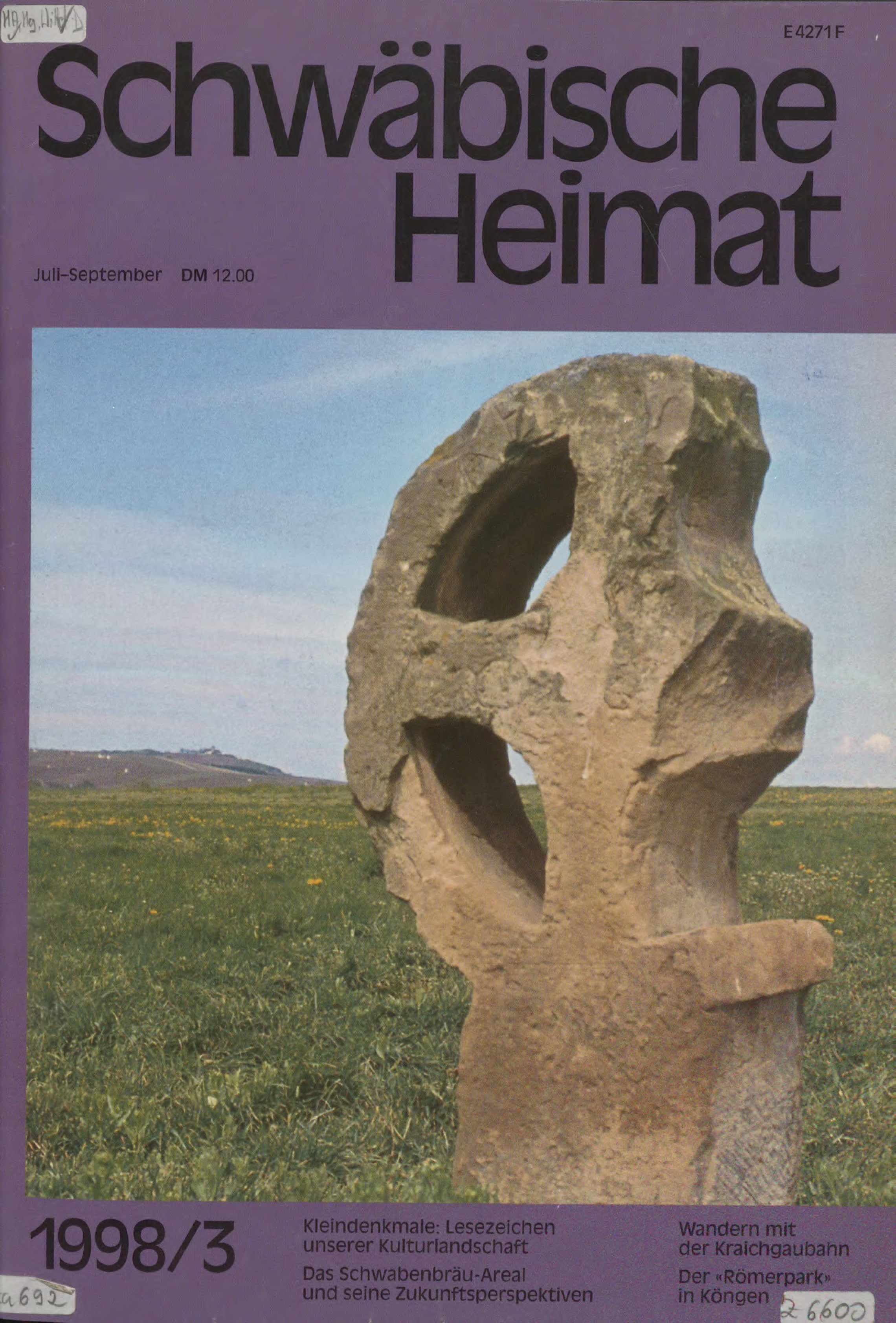                     Ansehen Bd. 49 Nr. 3 (1998): Schwäbische Heimat
                