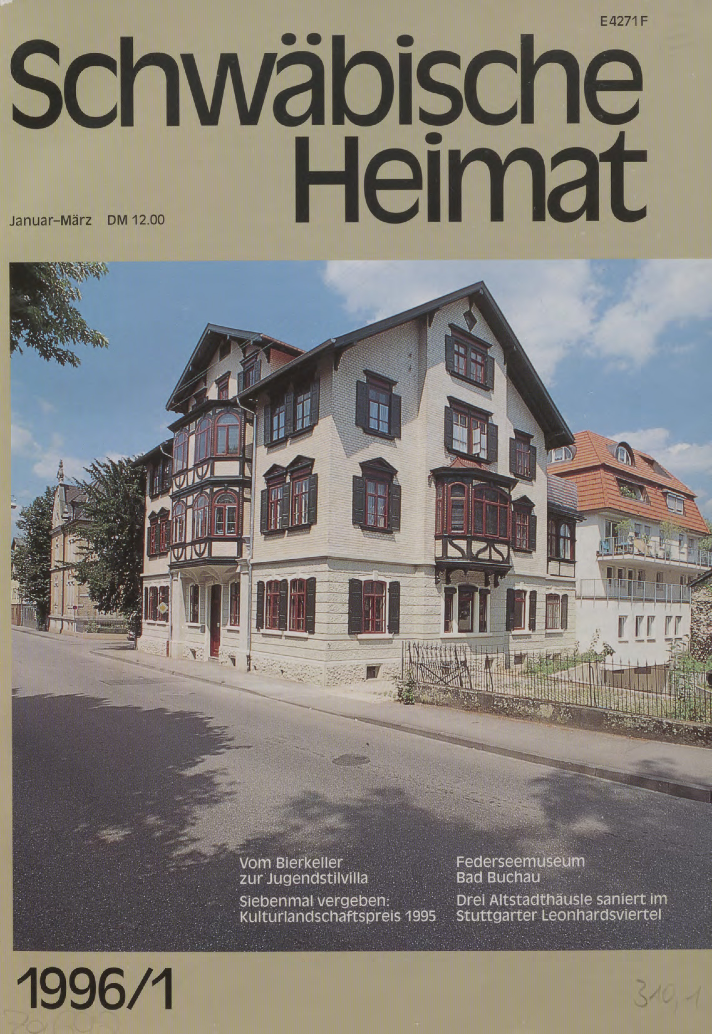                     Ansehen Bd. 47 Nr. 1 (1996): Schwäbische Heimat
                