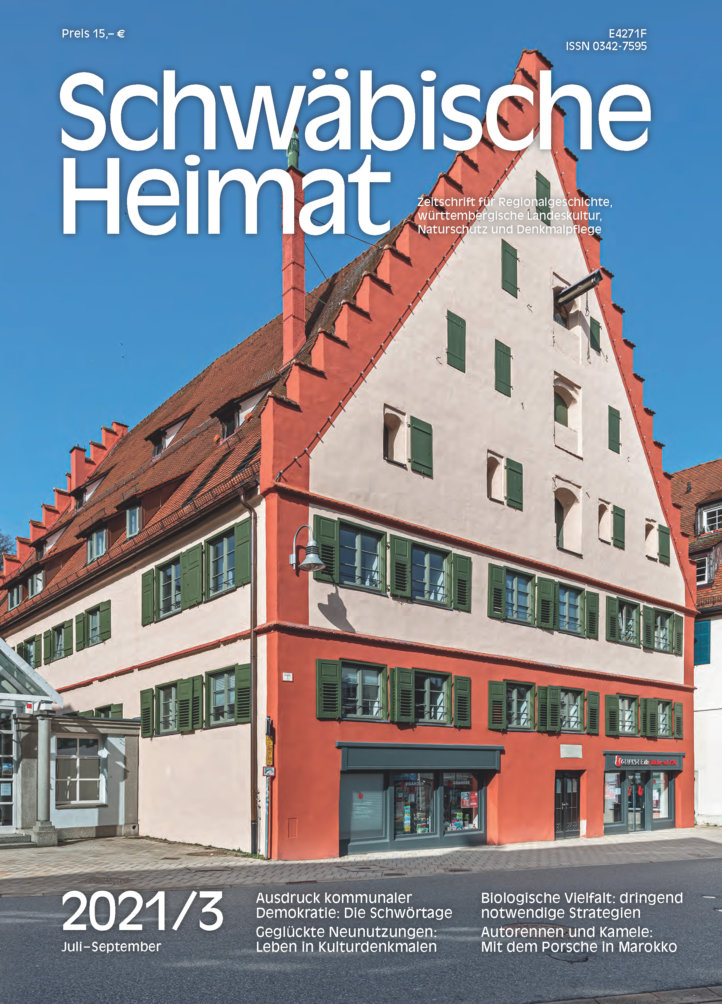 					Ansehen Bd. 72 Nr. 3 (2021): Schwäbische Heimat
				