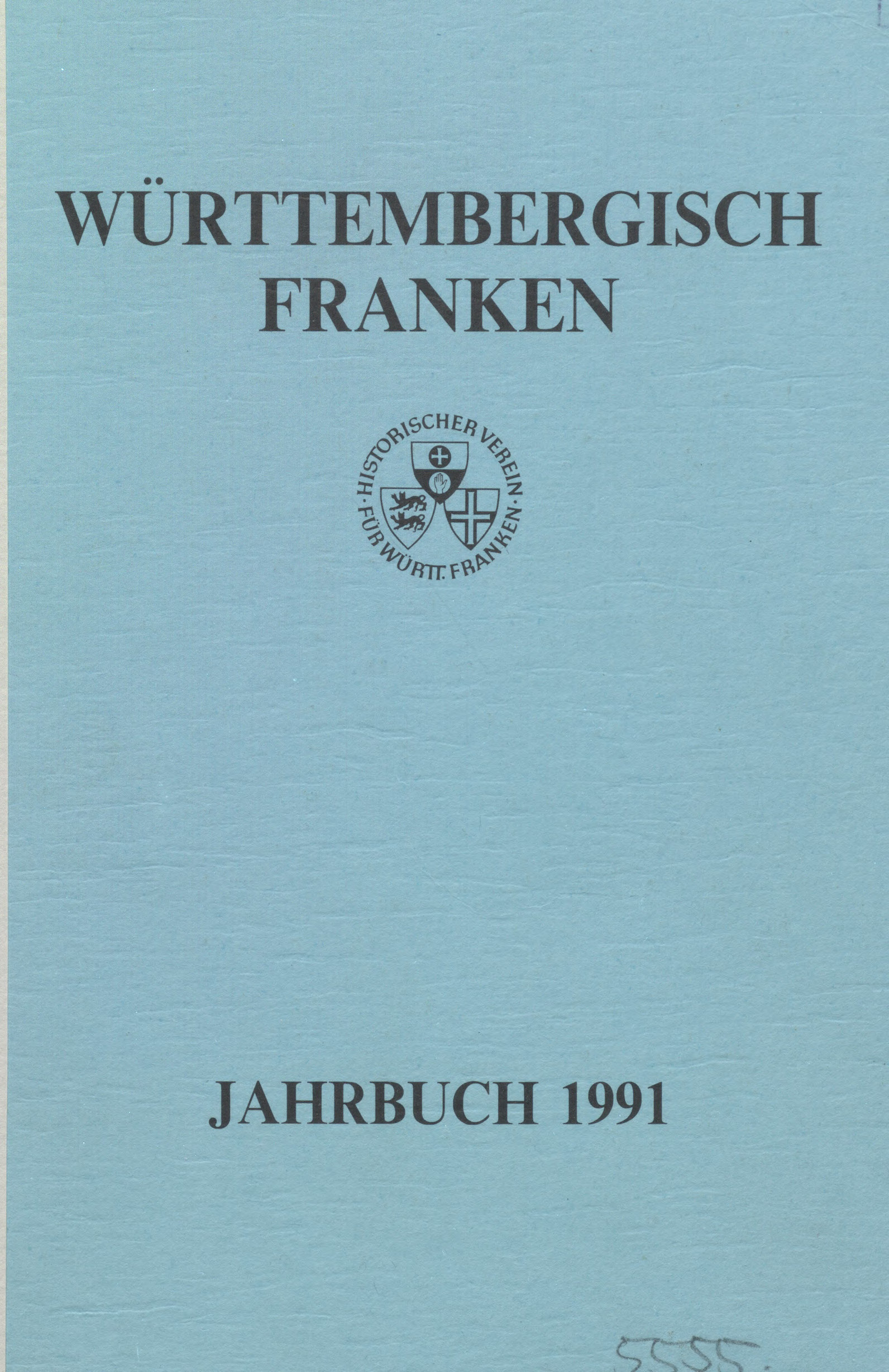                     Ansehen Bd. 75 (1991): Württembergisch Franken
                