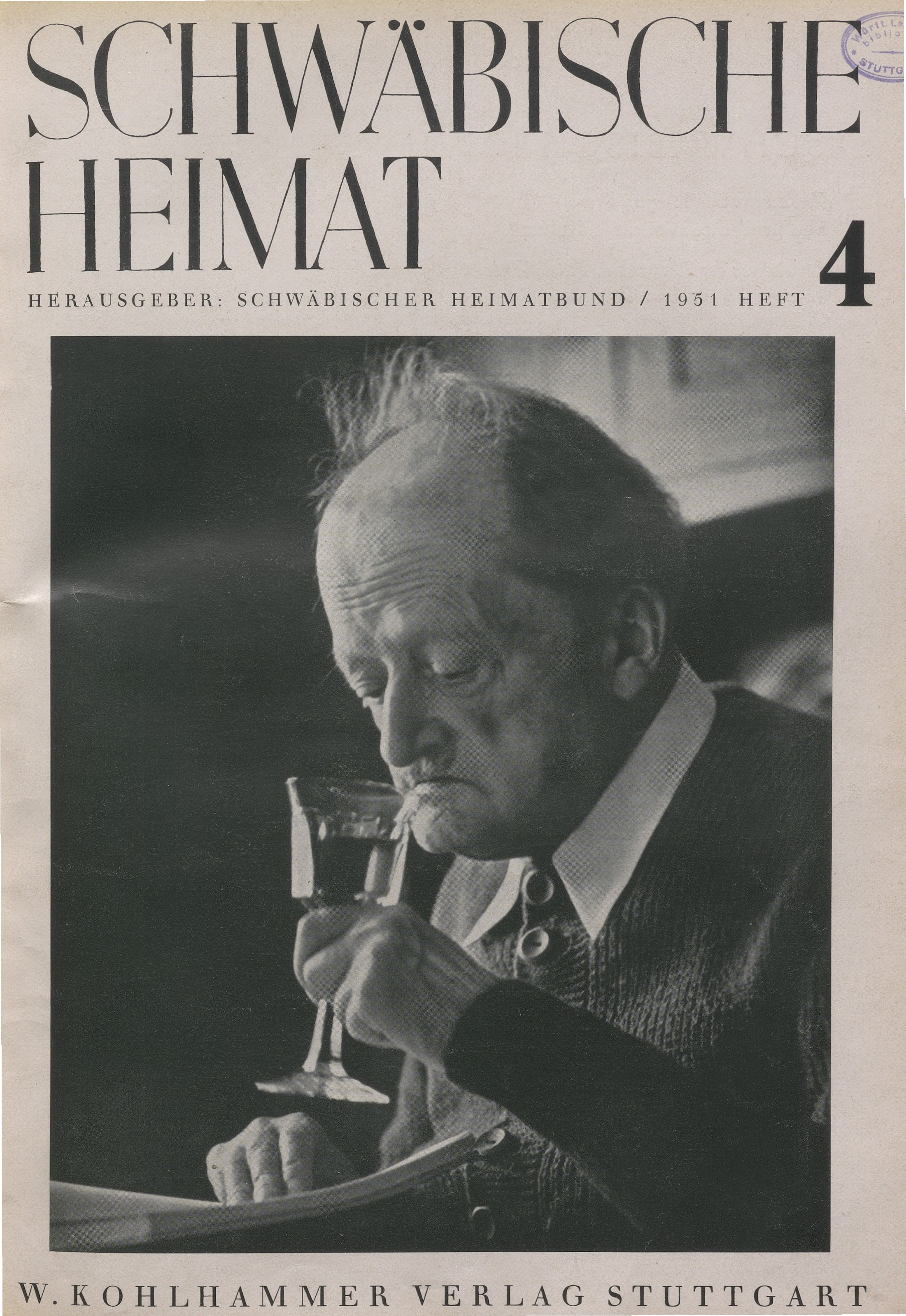 					Ansehen Bd. 2 Nr. 4 (1951): Schwäbische Heimat
				