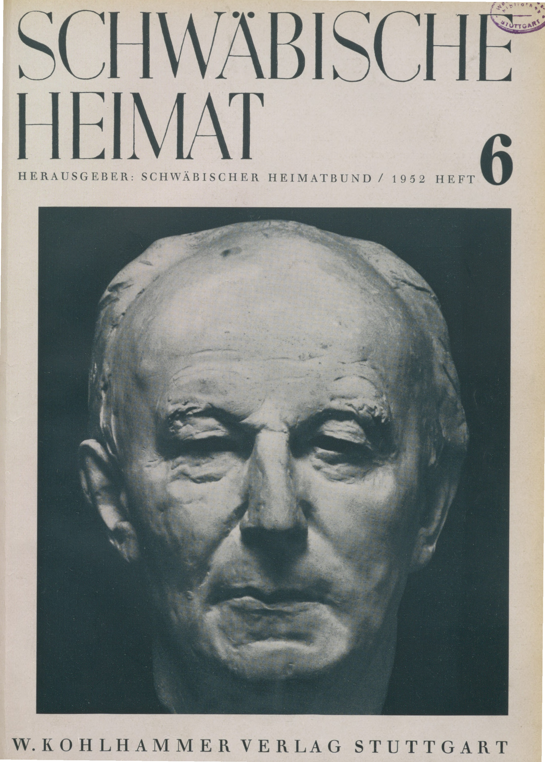 					Ansehen Bd. 3 Nr. 6 (1952): Schwäbische Heimat
				