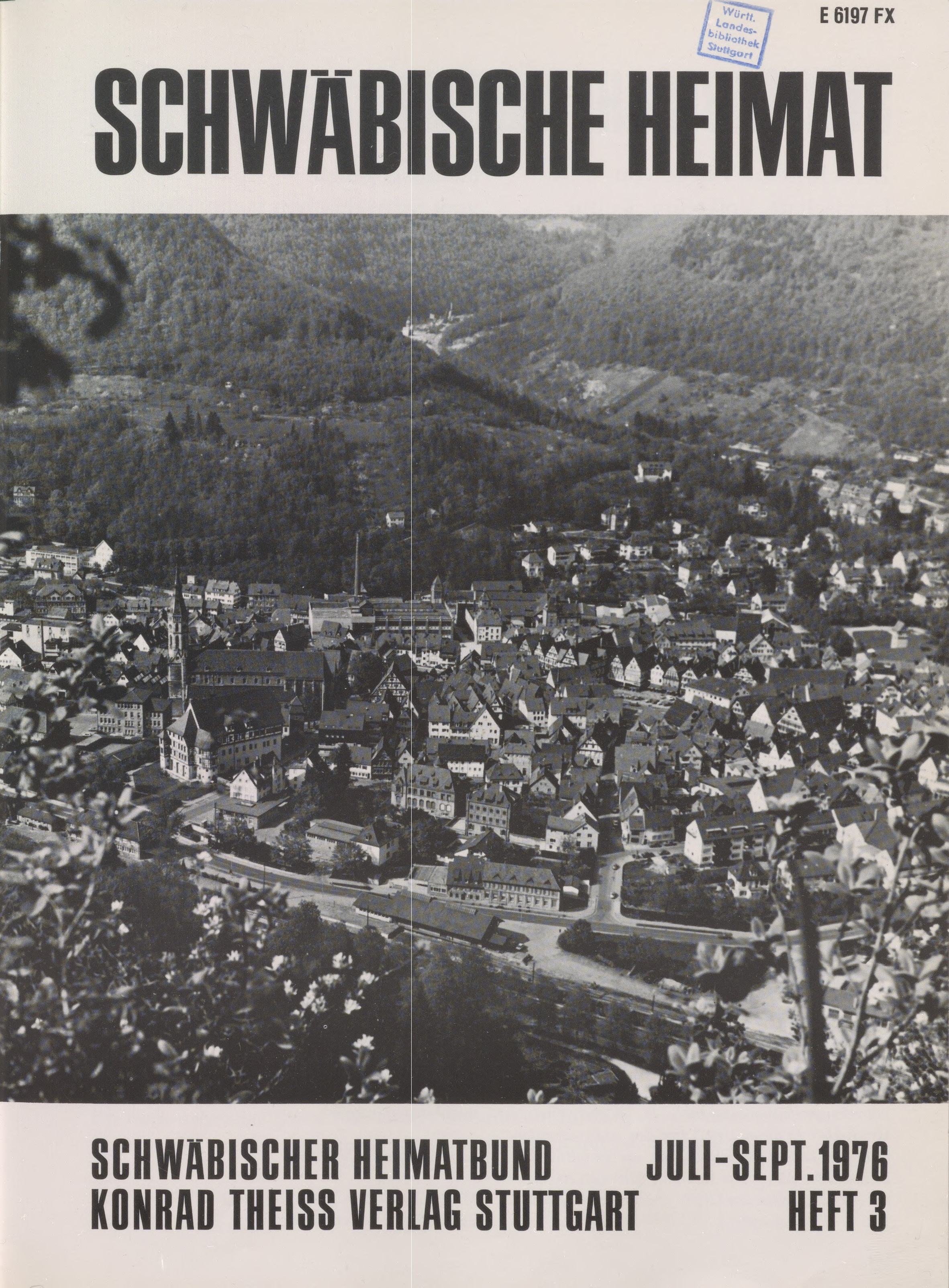                     Ansehen Bd. 27 Nr. 3 (1976): Schwäbische Heimat
                