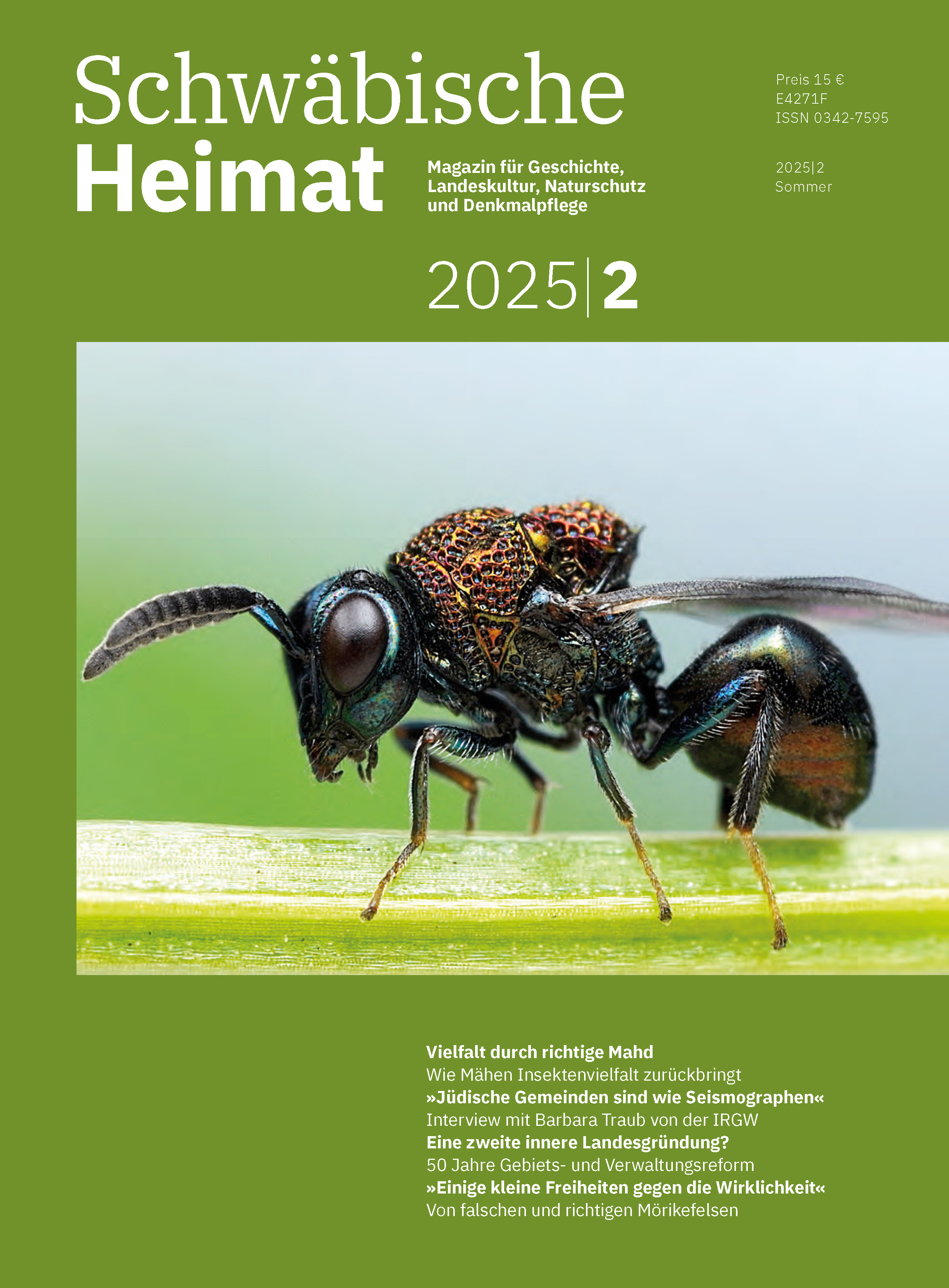                     Ansehen Bd. 76 Nr. 2 (2025): Schwäbische Heimat
                