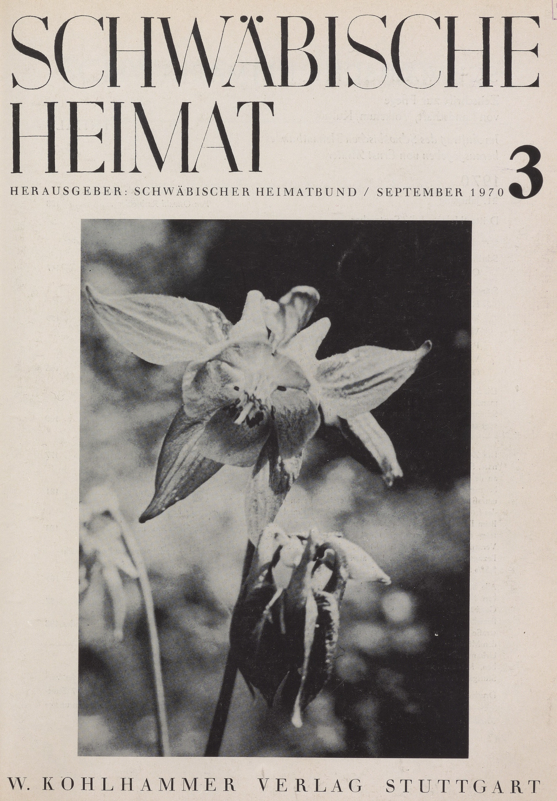                     Ansehen Bd. 21 Nr. 3 (1970): Schwäbische Heimat
                
