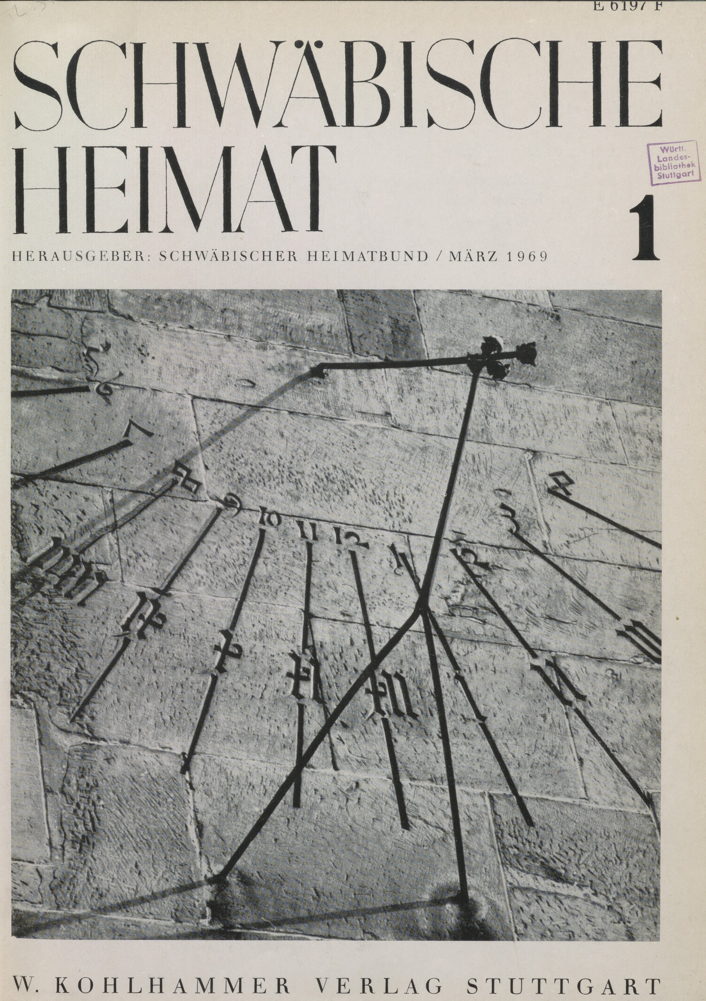                    Ansehen Bd. 20 Nr. 1 (1969): Schwäbische Heimat
                