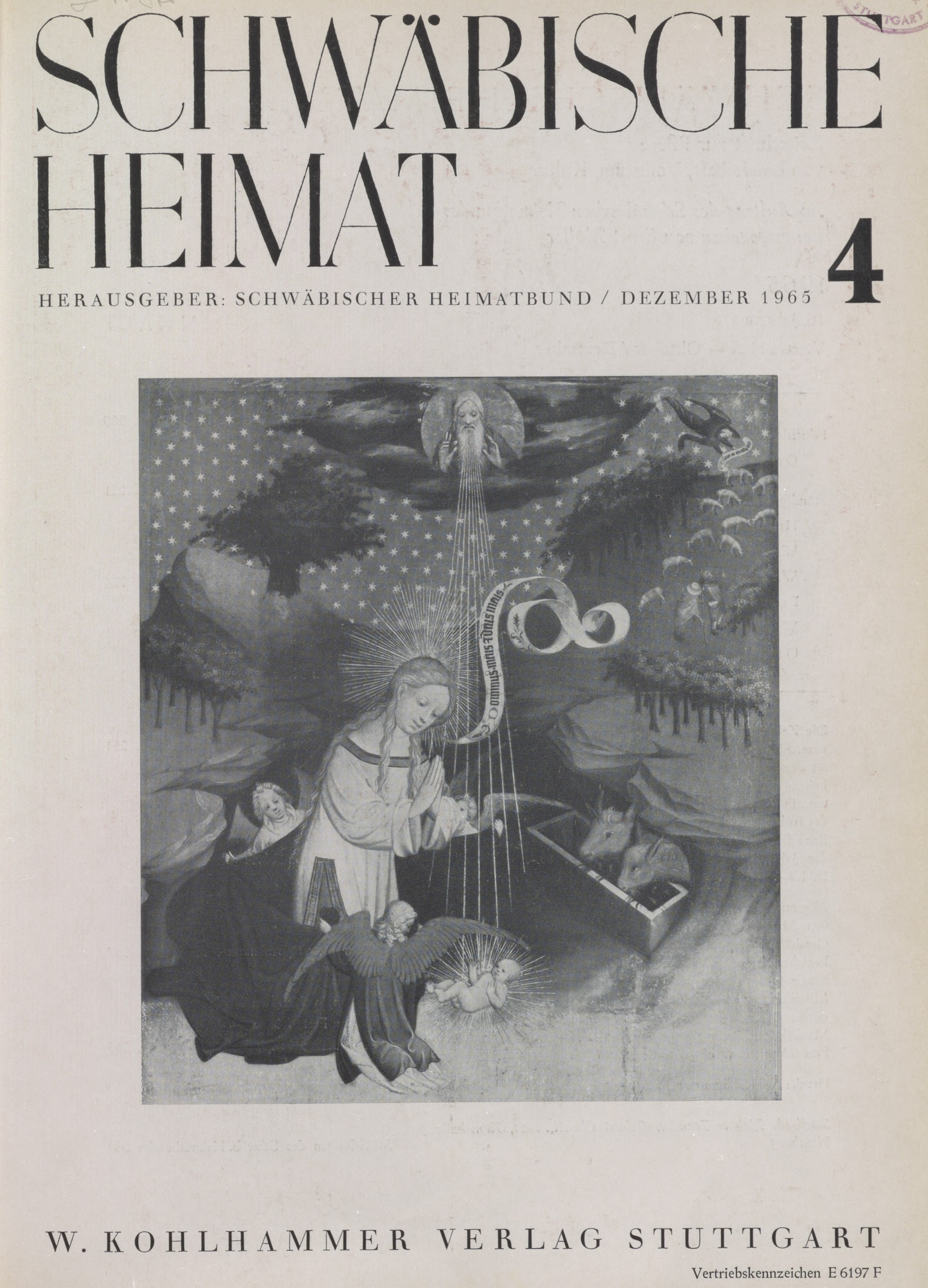                     Ansehen Bd. 16 Nr. 4 (1965): Schwäbische Heimat
                