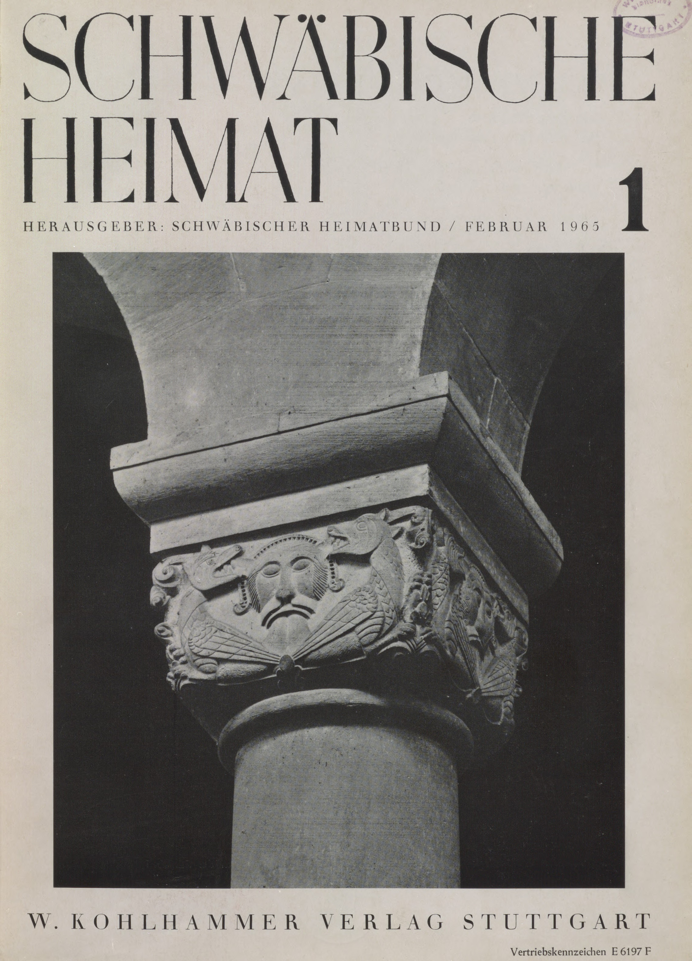                     Ansehen Bd. 16 Nr. 1 (1965): Schwäbische Heimat
                