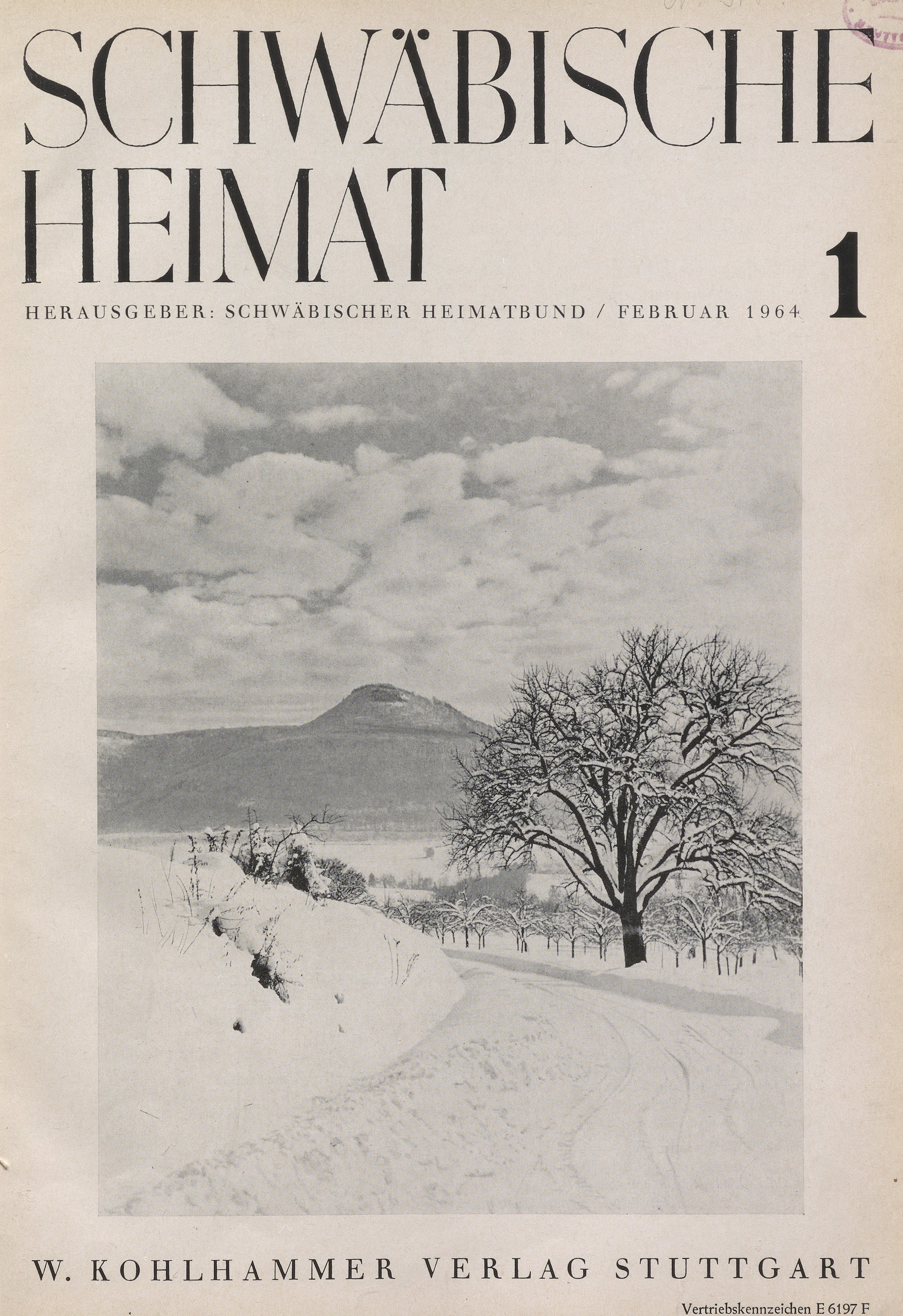                     Ansehen Bd. 15 Nr. 1 (1964): Schwäbische Heimat
                