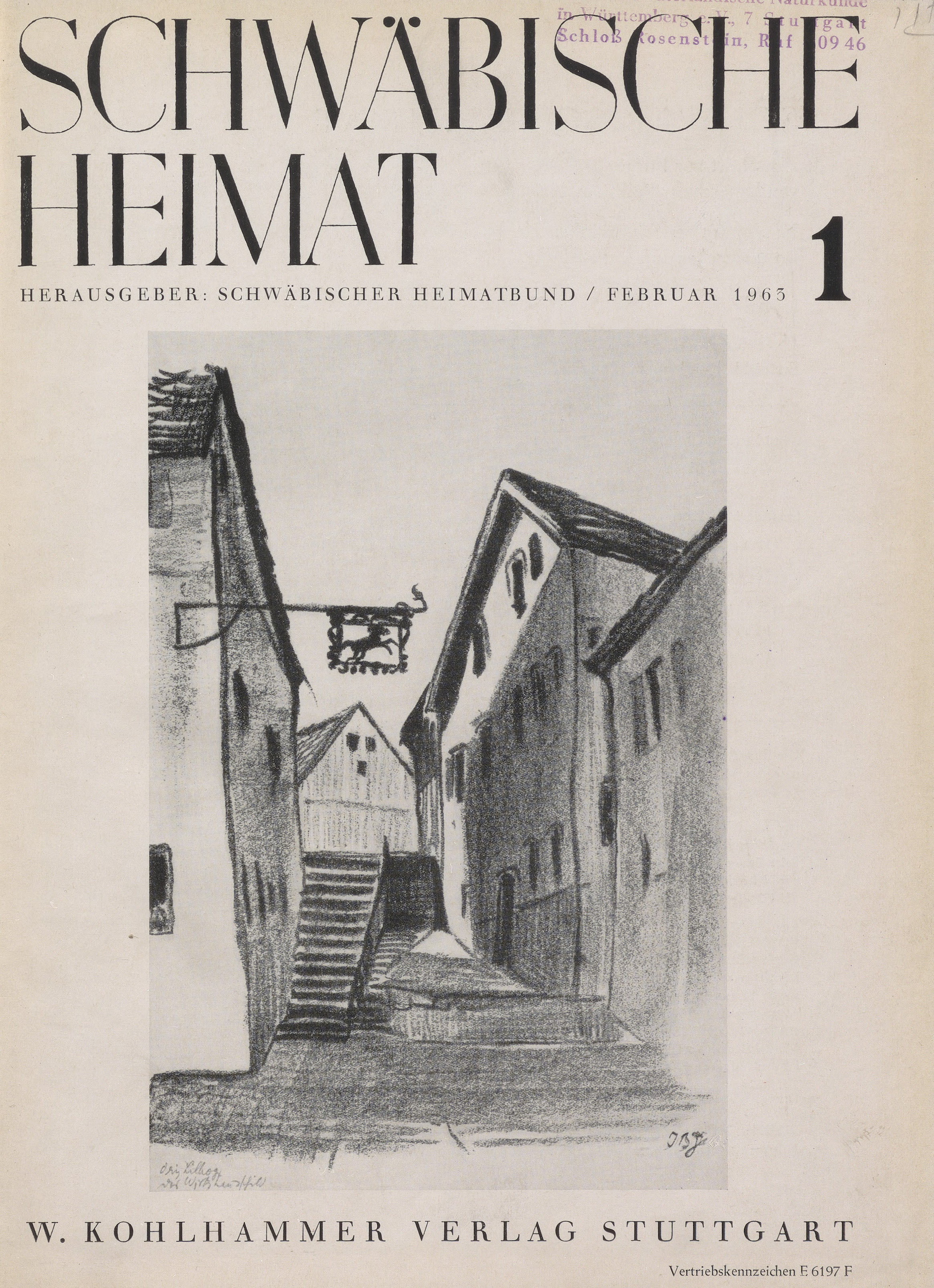                     Ansehen Bd. 14 Nr. 1 (1963): Schwäbische Heimat
                