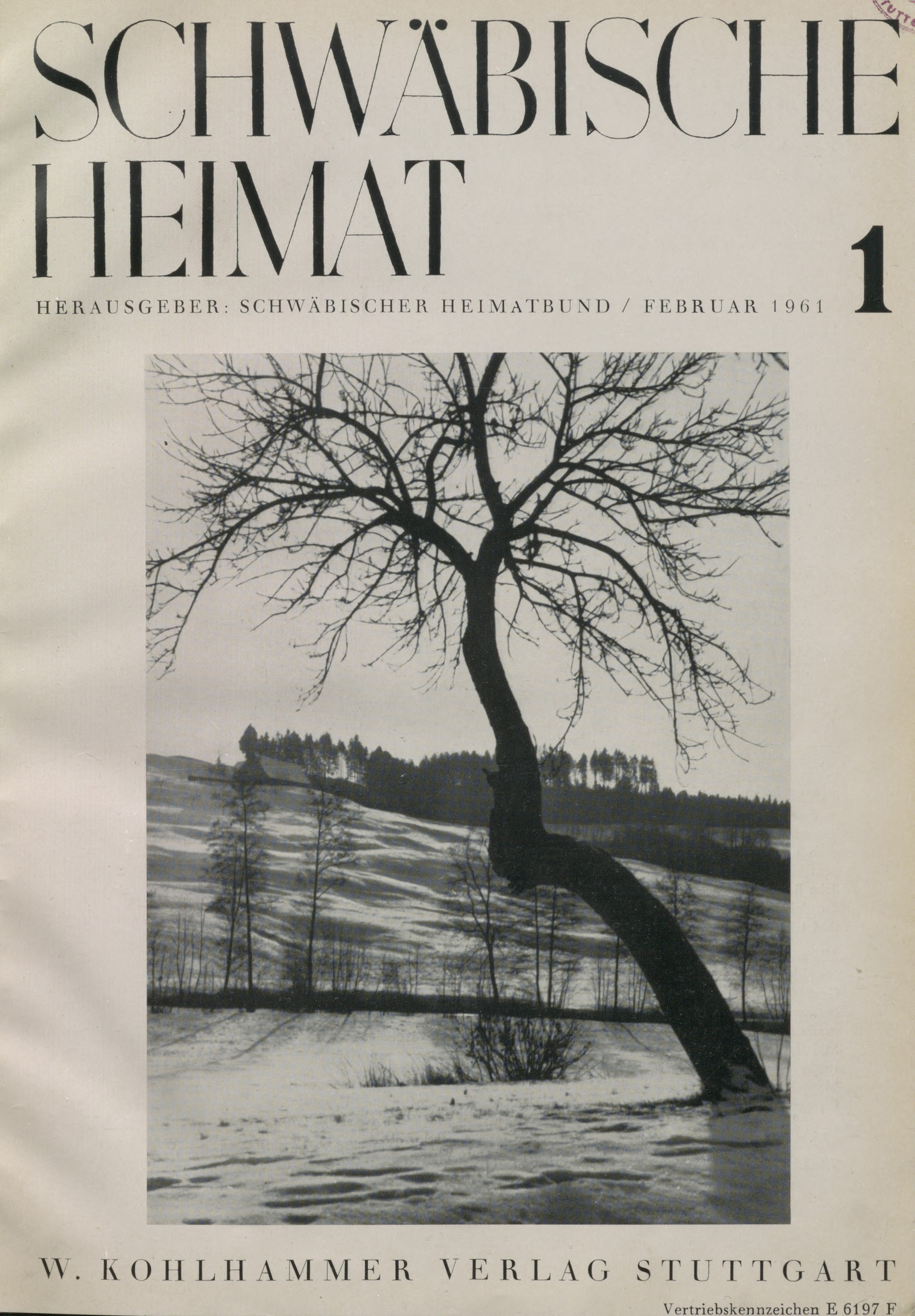                    Ansehen Bd. 12 Nr. 1 (1961): Schwäbische Heimat
                