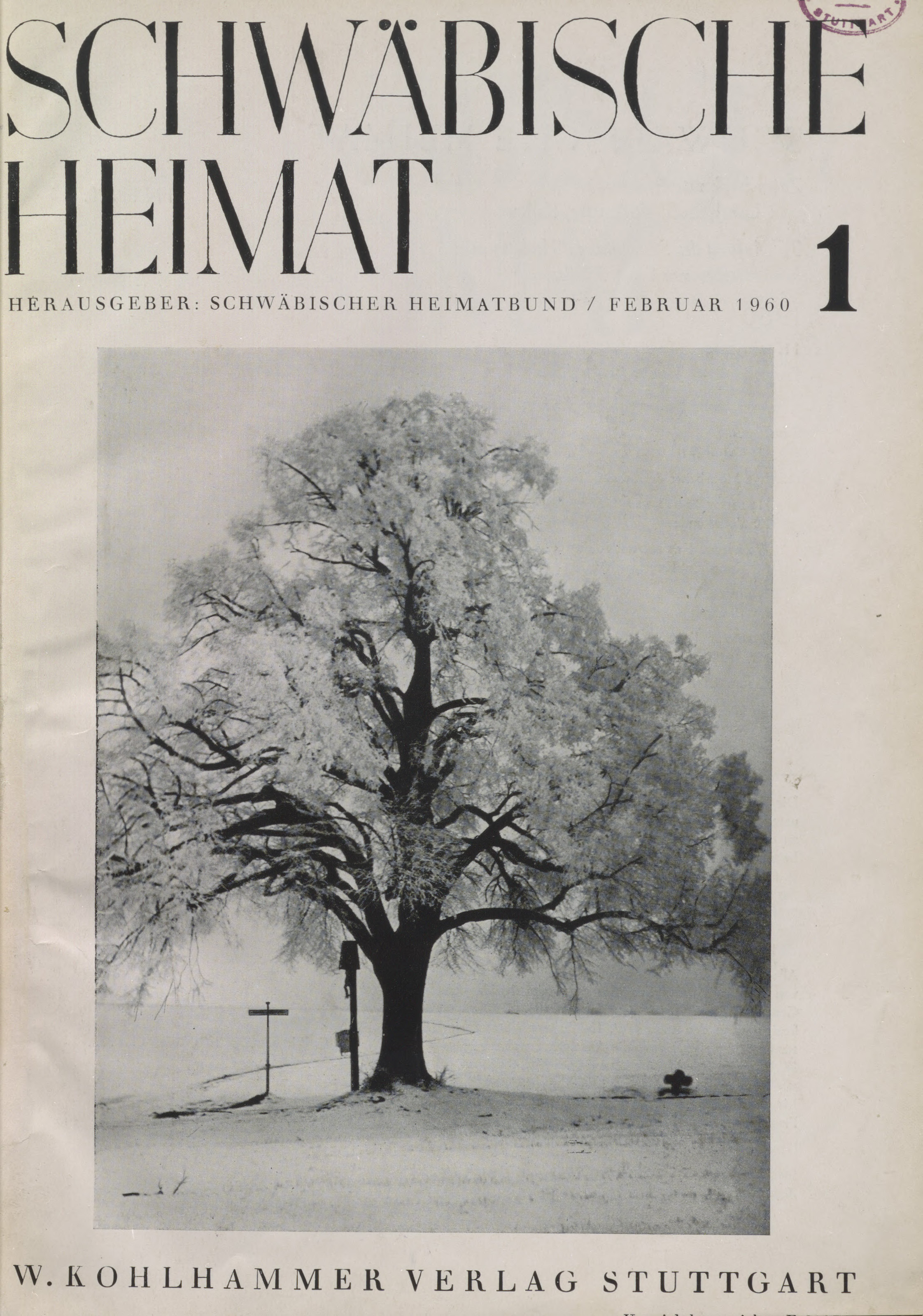                     Ansehen Bd. 11 Nr. 1 (1960): Schwäbische Heimat
                