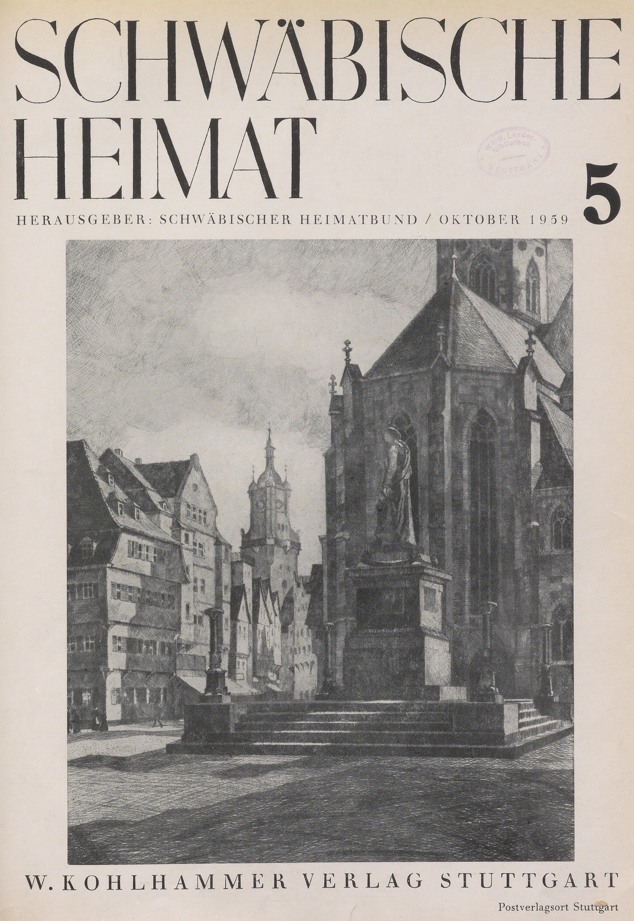                     Ansehen Bd. 10 Nr. 5 (1959): Schwäbische Heimat
                