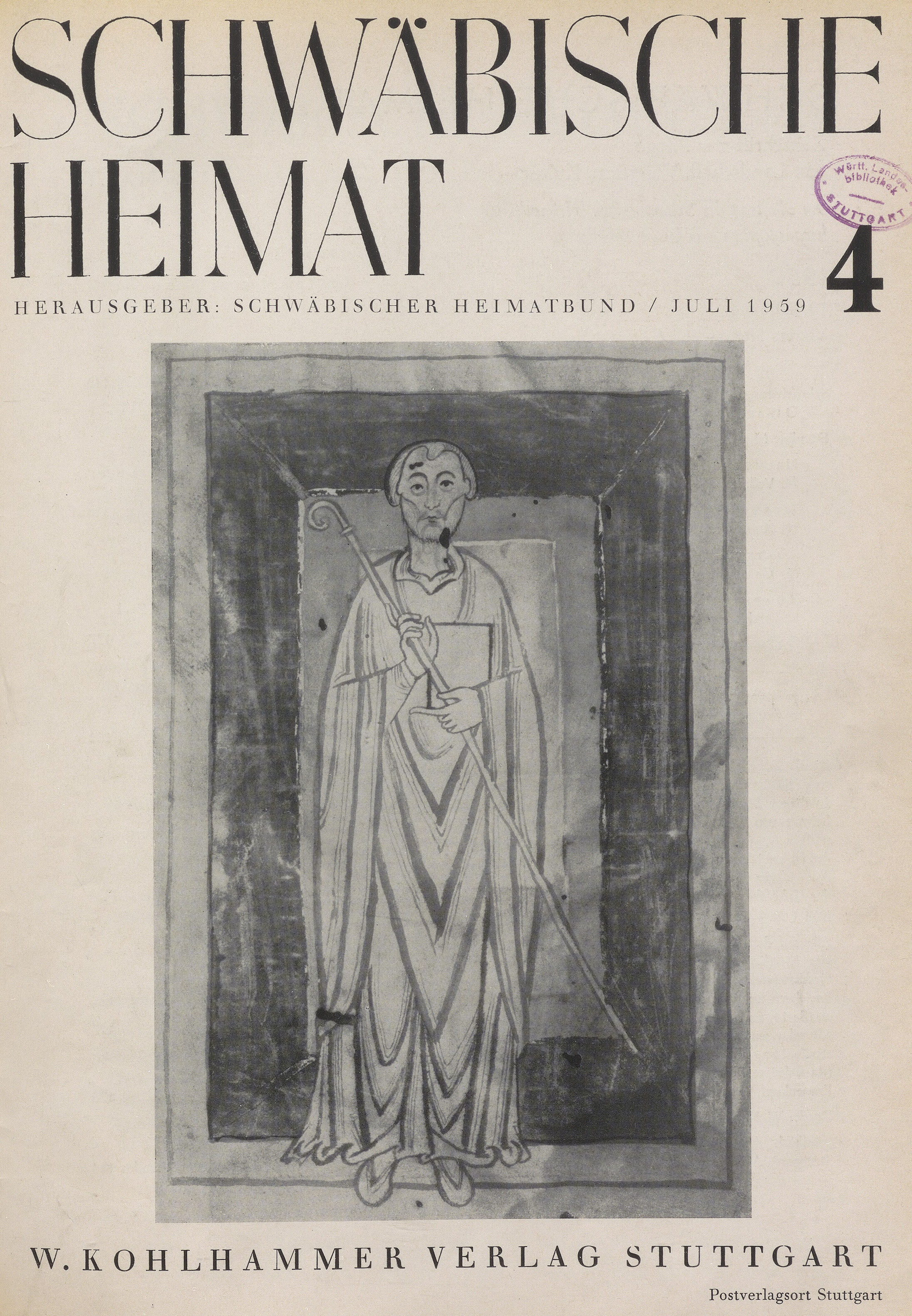                     Ansehen Bd. 10 Nr. 4 (1959): Schwäbische Heimat
                
