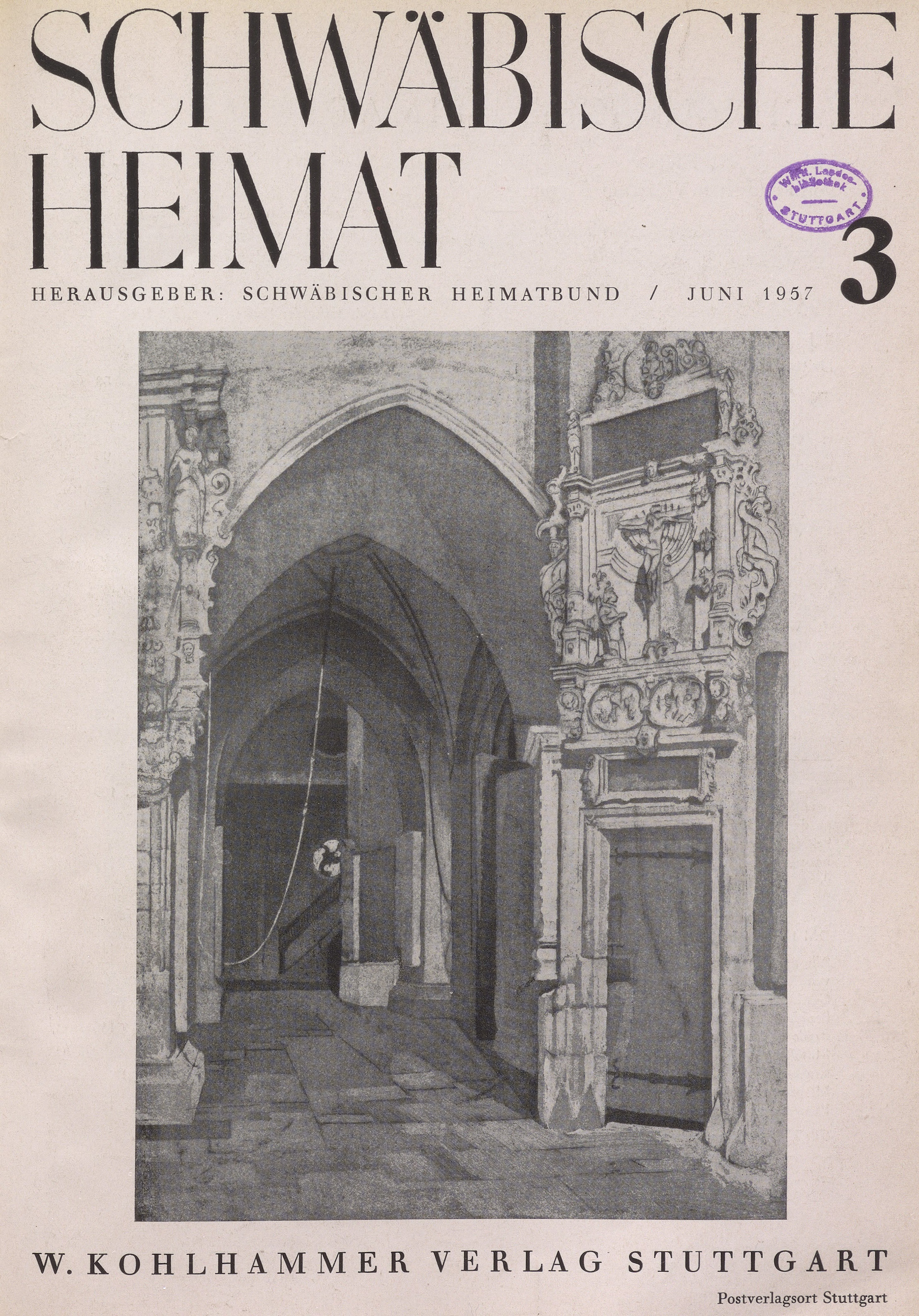                     Ansehen Bd. 8 Nr. 3 (1957): Schwäbische Heimat
                