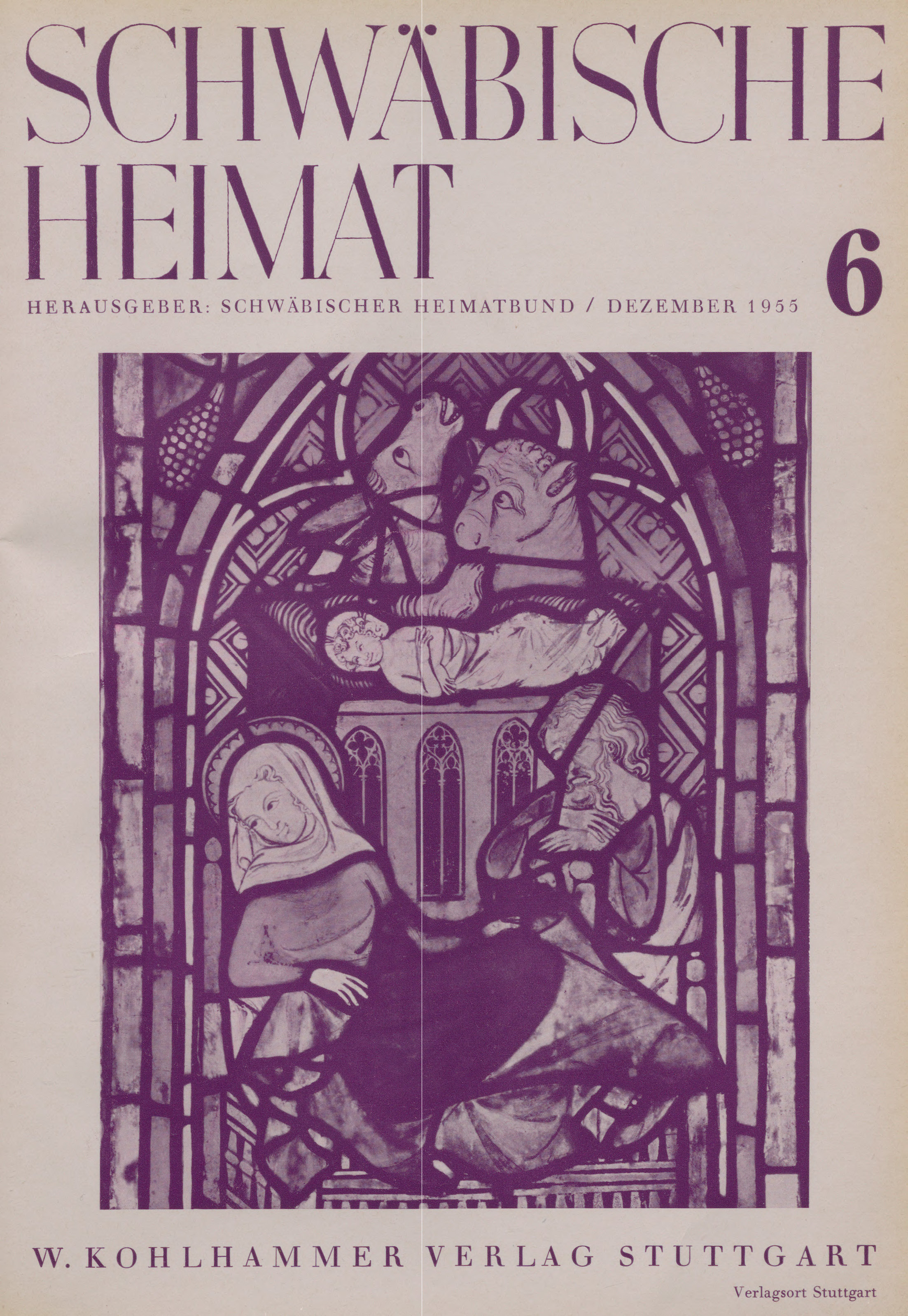                     Ansehen Bd. 6 Nr. 6 (1955): Schwäbische Heimat
                
